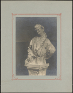 Etude de Balzac en robe de chambre sur colonne (plâtre)