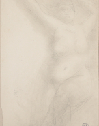 Femme nue aux bras relevés