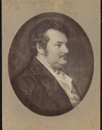 Portrait peint de Balzac par J.A. Gérard Séguin, 1841