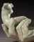 Moulage de la main d'Auguste Rodin tenant un torse féminin