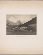 Sera d'estate alla Thuile, Valle d'Aosta d'après Calderini