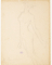 Femme nue debout, bras pendants