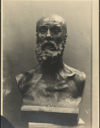 Buste de Jean-Paul Laurens (bronze)