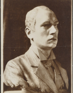 Buste de E. Decarli par Johny Büchs (plâtre)