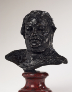 Balzac, buste de l'étude de nu C, avec épaules et découpe arrondie de la poitrine