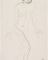Femme nue en marche vers la droite, d'après Hanako ? danseuse japonaise (1868-1945)
