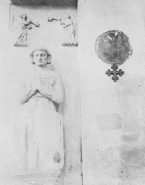Statue du choeur de l'Abbaye Notre-Dame de la Roche