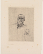 Victor Hugo de face