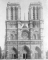 Façade principale de Notre-Dame de Paris