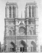 Façade principale de Notre-Dame de Paris