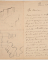 Profils de moulures ; Lettre d'Anthony Roux à Rodin (au verso)
