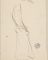 Silhouette de danseuse de profil à droite ; Danseuse (au verso)