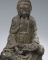 Guanyin (Kouan-Yin) assise avec enfant sur les genoux