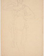 Femme drapée d'après la danseuse Isadora Duncan (1878-1927)