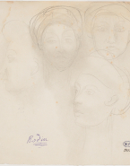 Quatre visages de femme