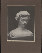 Buste de Madame Zintlovà par Josef Maratka (plâtre)