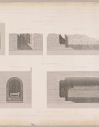 Essai de restauration, harem, chambre à coucher n°166 d'après les dessins de l'architecte Félix Thomas