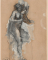 Femme debout portant un enfant, première pensée d'un modèle pour la manufacture de Sèvres