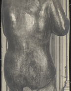 Torse de jeune femme assise (bronze)