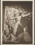 Apollon écrasant le serpent Python (marbre)